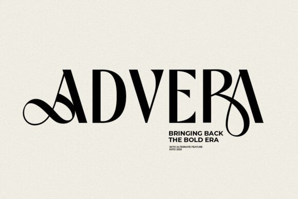 Advera: A Bold Font for Editorial Design