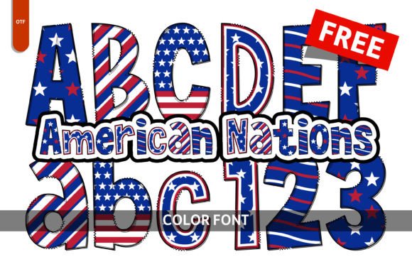 American Nations Font