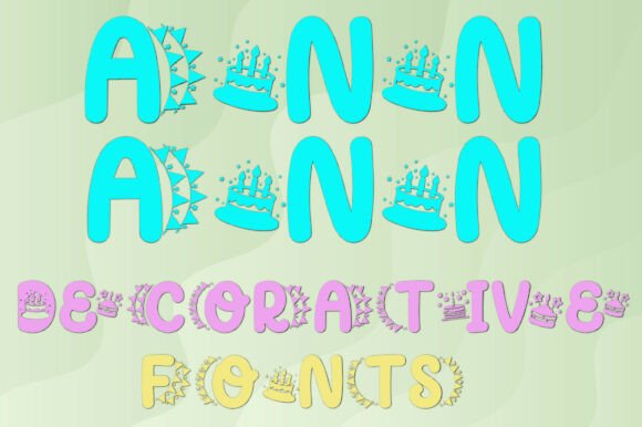 Annann: A Decorative Font for Joyful Design