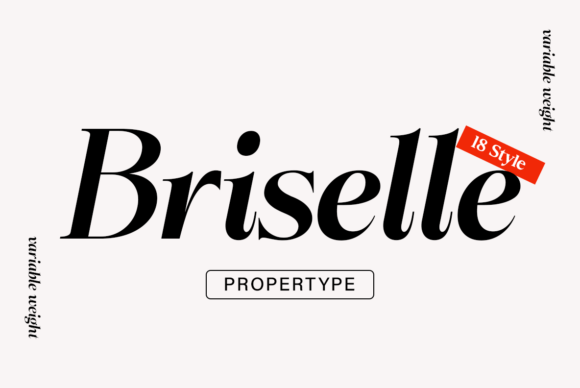 Briselle: A Bold Serif Font for Creative Projects