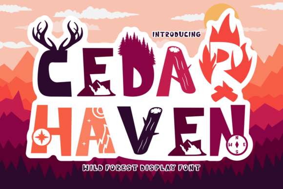 Cedar Heaven: A Wild Font for Creative Projects