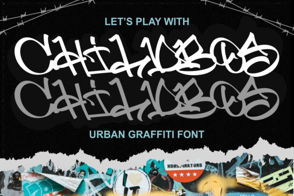 Childbos: A Bold Display Font