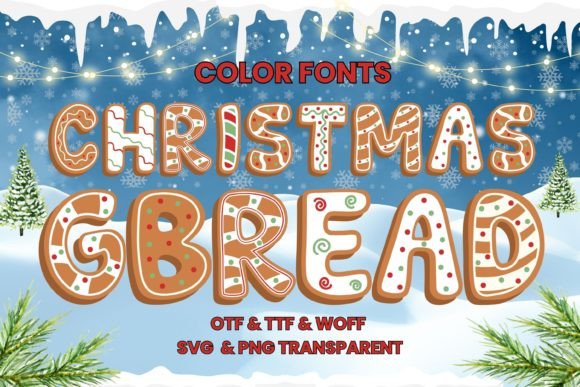Christmas Gbread: A Festive Font for Designers