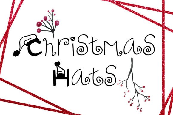 Christmas Hats Font Review