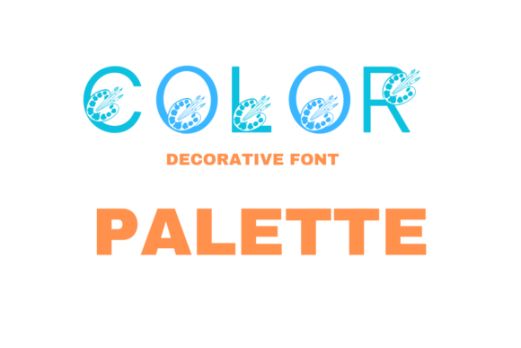 Color Palette: A Vibrant Font for Creative Projects