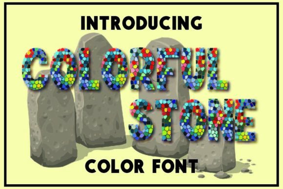 Colorful Stone: A Playful Typeface for Creative Projects