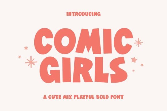 Comic Girls Font for Web Design