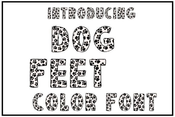 Dog Feet Font: A Playful Typeface for a Polished Brand Identity
