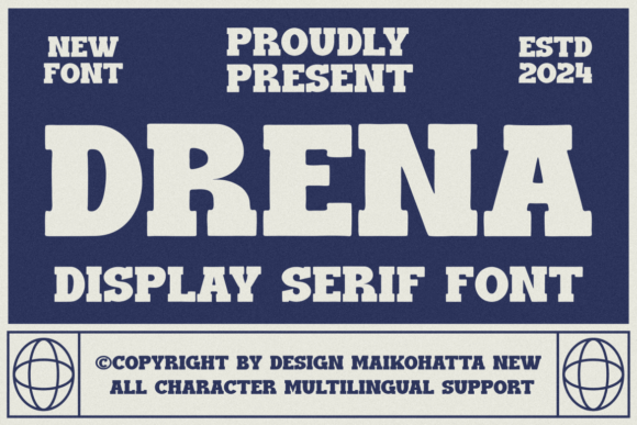Drena: A Serif Font for Web Design