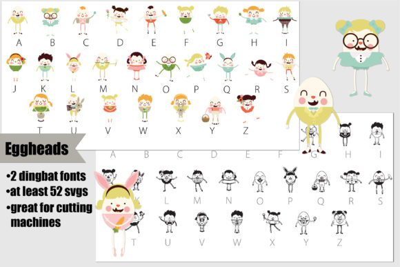 Eggheads Font: A Creative Dingbat for Web Design