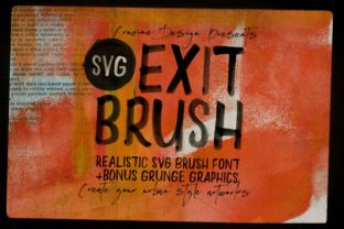 Exit Brush Font for Bold Branding