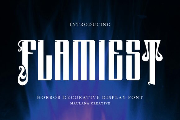 Flamiest: A Spooky Font for Bold Branding