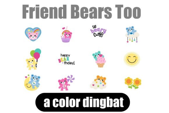 Friend Bears Too: A Playful Typeface for Creative Projects