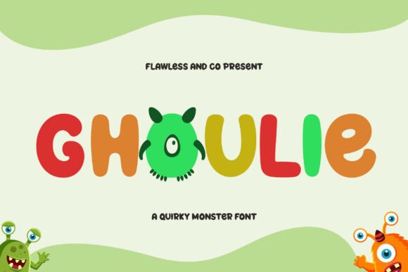 Ghoulie: A Playful Monster Font for Creative Projects