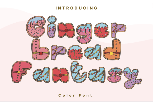 Gingerbread Fantasy: A Whimsical Typeface for Editorial Magic