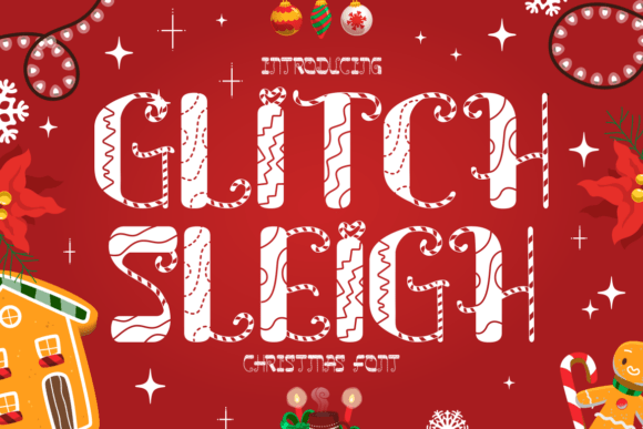 Glitch Sleigh: A Quirky Christmas Font