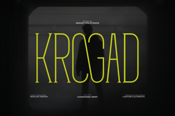 Krogad: A Premium Serif Font for Editorial Design