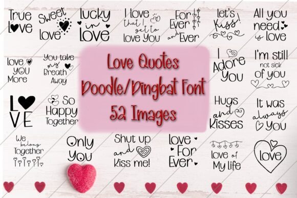 Love Quotes Font Review