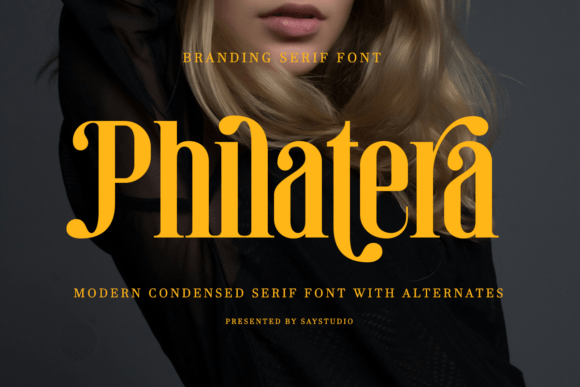 Philatera: A Bold Serif for Creative Projects