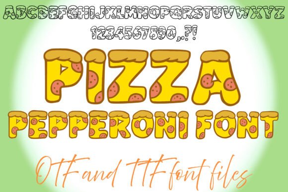 Pizza Pepperoni: A Bold Display Font