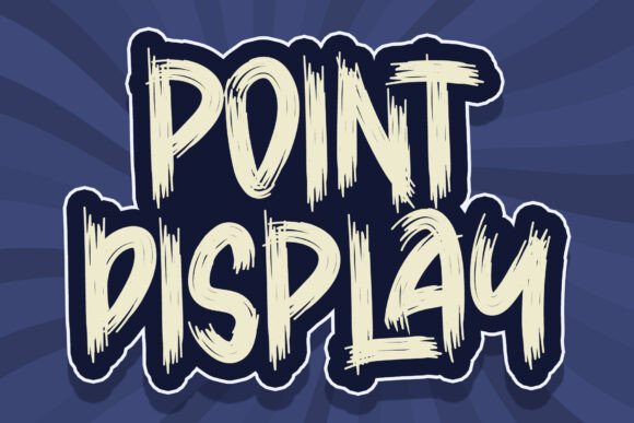 Point Display: A Bold Font for Web Design