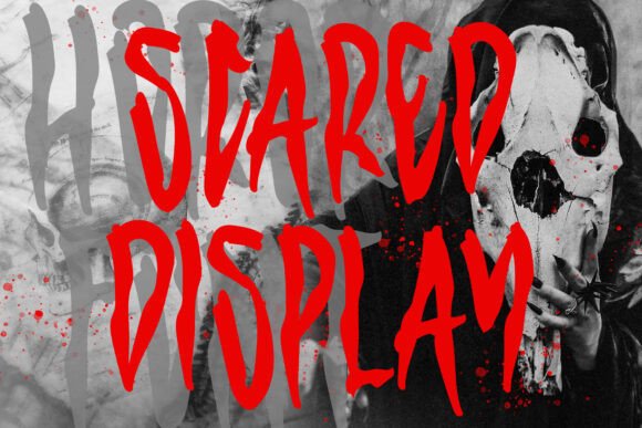 Scared Display: A Chilling Font for Editorial Design