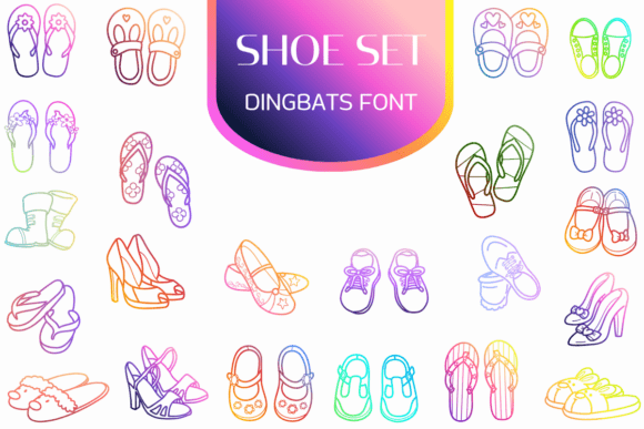 Shoe Set: A Stylish Dingbats Font