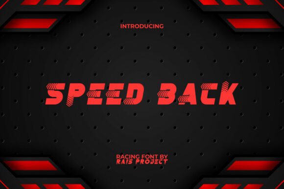 Speed Back: A Bold Typographic Statement
