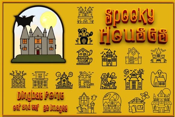 Spooky Houses Font Review