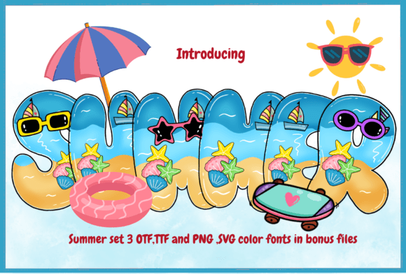 Summer Set 3: A Font for Sunny Campaigns