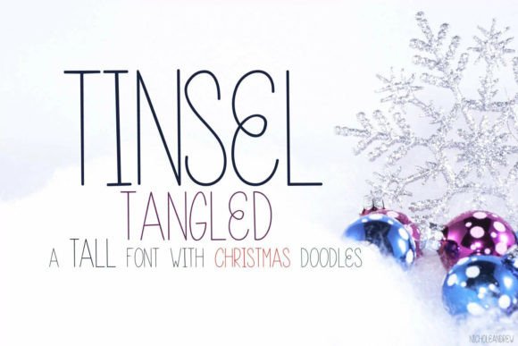 Tinsel Tangled: A Festive Font for Web Design