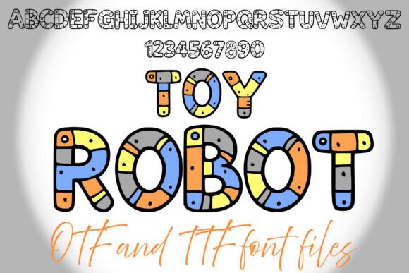 Toy Robot Font for Business